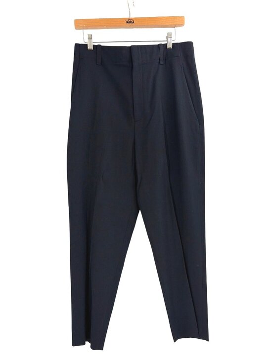 Vince Pants - Vince Womens Straight Leg Dress Pants Size 10 Black Minimalist Capsule Wardrobe
